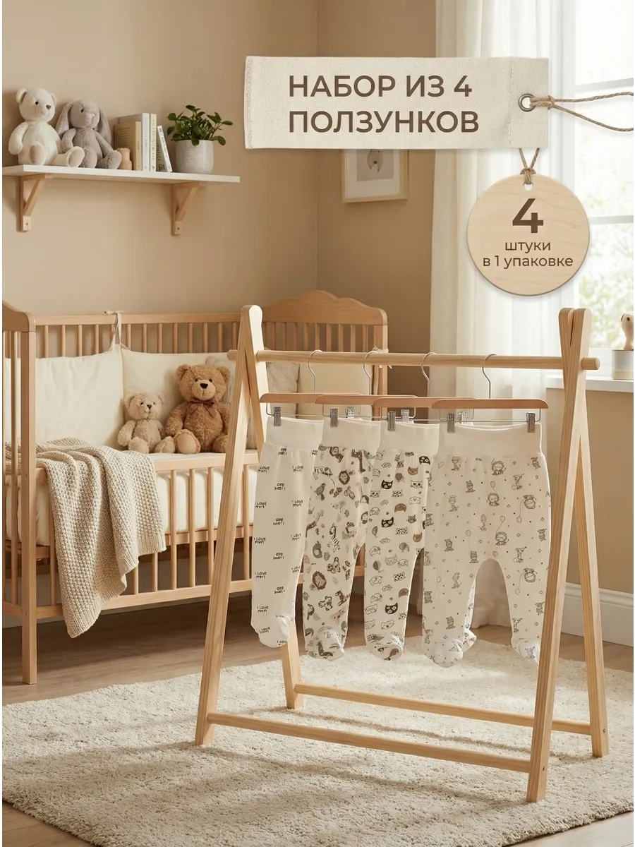 Ползунки 4шт